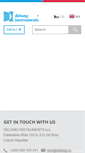 Mobile Screenshot of delong.cz
